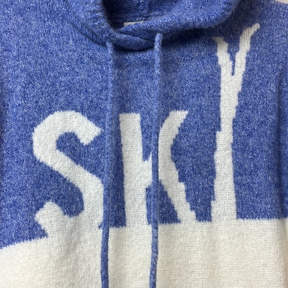 cupcakes & cashmere Blue and White Hoodie - Picture 2 of 6